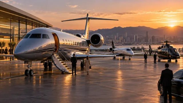 Jets privados de lujo como los utilizados por Cristiano Ronaldo, Messi y grandes millonarios