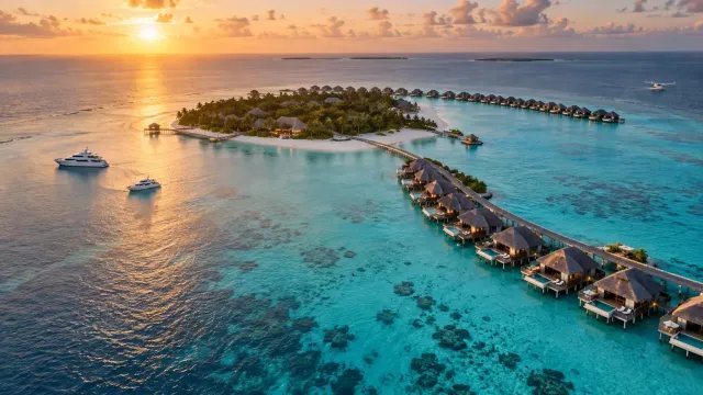 Hoteles de lujo en Maldivas elegidos por famosos con villas sobre el agua y yates