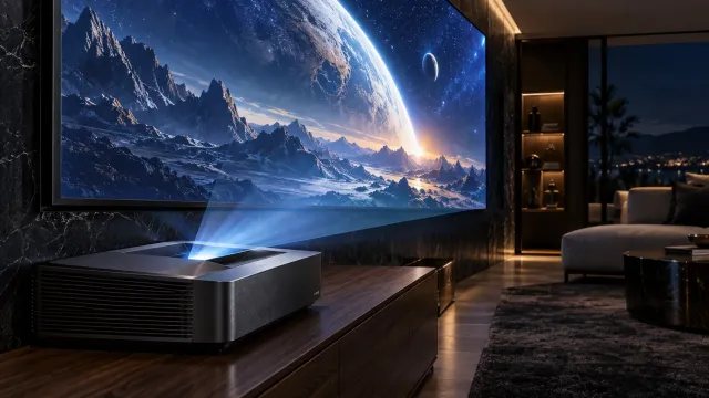 Cómo proyecta el Hisense PX3-PRO mediante láser de tiro ultracorto