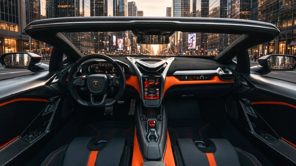 Lamborghini Fenomeno Roadster zona interior