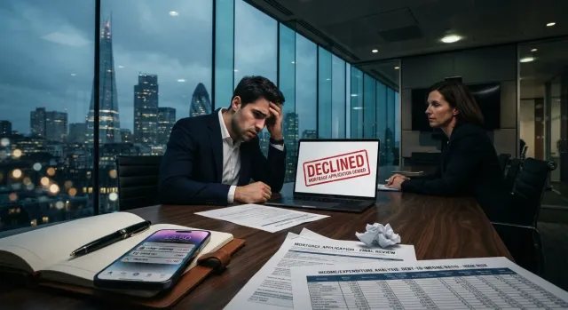 Imagen conceptual que representa el endurecimiento de los requisitos bancarios y las condiciones hipotecarias actuales.