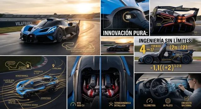 Bugatti Bolide: 40 unidades, 1.600 CV y el lujo de tener tu propio equipo de circuito