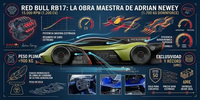 Red Bull RB17: cinco millones de libras para aprender a conducir el sueño de Adrian Newey